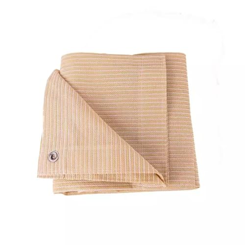 Shade Fabric Sun Shade Cloth 6x6m, Shade Cloth Garden Awning, Sunblock Shade Cloth, Durable, Sun Shade with Grommets Sun-Block Mesh Shade for Pergola Cover Canopy