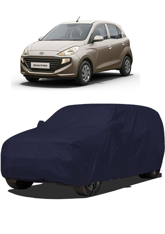 Image of J S R Waterproof Body CAR Cover for Hyundai SANTRO 2020 (Hyundai SANTROCAR Cover | SANTRO CAR Cover | SANTRO CAR Cover Waterproof | CAR Cover for SANTRO)