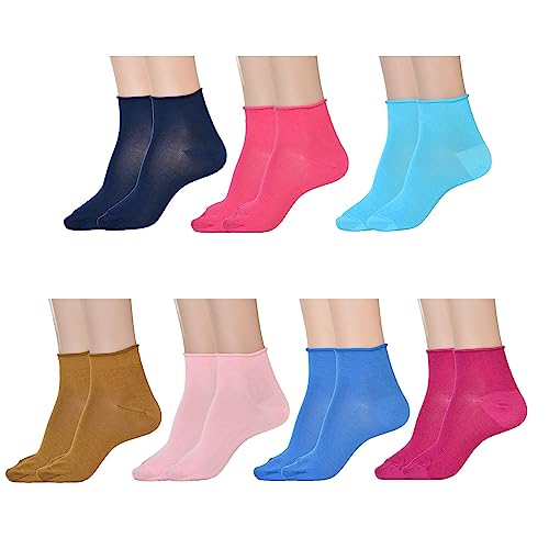 In"tocco 6 e 12 pares - Meias frescas de verão em algodão sem elástico, homem e mulher, respirável, verão, Bolo 6 Pares