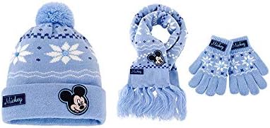 ディズニーミッキー ミニー ニット帽子 マフラー 手袋 3点セット 幼児向け ミッキー 並行輸入品 マフラー 通販 Amazon