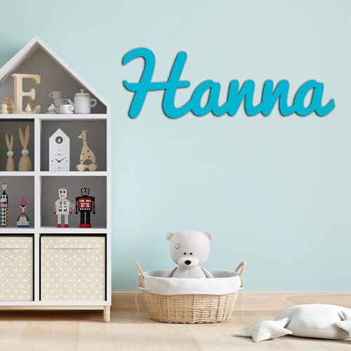 Holz Namensschild 3D