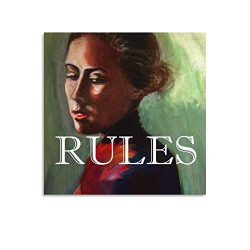 ORLLO Alex G Rules Canvas Art Poster And Wall Art Picture Print Modern Family Bedroom Decor Posters Unframe-style12x12inch(30x30cm)