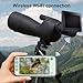 XUMIUZIY WiFi Electronic Eyepiece, 4.3 Inch HD Screen Telescope Camera with 1080P Real Time Imaging for Astronomy Photography, Compatible with 1.25 2 Inch Eyepiece Interface
