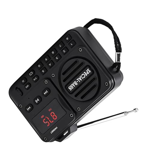 Radio digital portátil FM bluetooth 5.0 reproductor MP3 usb tarjeta TF altavoz 4