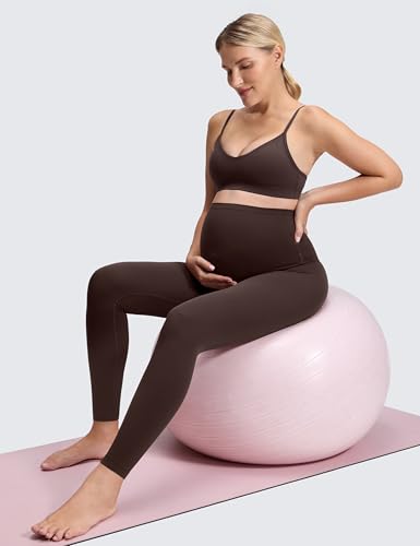 Image of CRZ YOGA Maternity Leggings 25 inch | Butterluxe, Extremely Soft, Gentle Compression, Yoga, Super High Rise, U-shaped Belly, Pregnancy and Postpartum