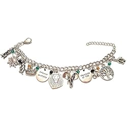 Giulyscreations - Pulsera con el rey león, de metal, sin níquel, con grabado «The Lion King», grabados de Hakuna Matata Timon Pumba Simba Mufasa, dibujos animados animados