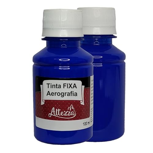 Kit Tinta Fixa Aerografia Cores 13 X 100ML Linha Completa Concentrada Conjunto de Tinta Aerógrafo Ba