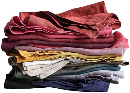 INDACORIFY Wholesale Mix Lot Cotton Napkin Set Bandana Washable Cloth Napkin Napkin for Wedding Cotton Napkin StonewashedNapkin Dinner Napkins (100, (55X55 CM) 22X22 Inches)