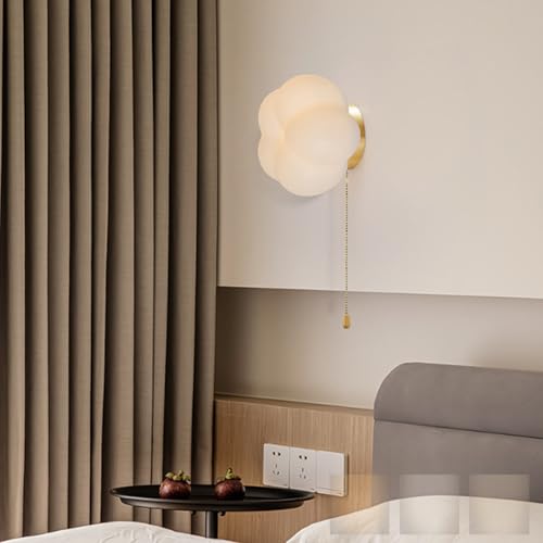 Apliques de pared LED con interruptor de cadena integrado para evitar reformas en el cabecero