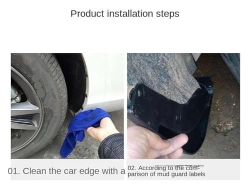 Guardabarros para VW Multivan T5 y T6: ajuste moldeado directo para modelos 2008 a 2020 6