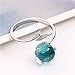Mengmen Anillo de Mujer Anillo de Cristal de Anillos Abiertos Ajustables Tamaño de Curva de de La Boda Imagen de Mengmen Anillo de Mujer Anillo de Cristal de Anillos Abiertos Ajustables Tamaño de Curva de de La Boda