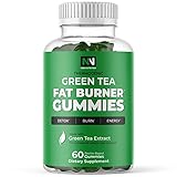Nobi Nutrition Green Tea Fat Burner Gummies - Tasty Weight Loss Supplement to Burn Stubborn Belly Fat - Appetite Suppressant for Weight Loss for Women & Men
