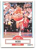 1990-91 Fleer #5 Spud Webb NM-MT Atlanta Hawks Officially Licensed NBA Basketball Trading Card