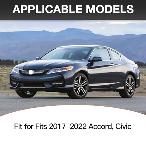 Image of Zhizhong 2.0T Letter Emblem Trunk Lid Rear Logo Badge Fits 2017-2022 Accord Civic (Silver)