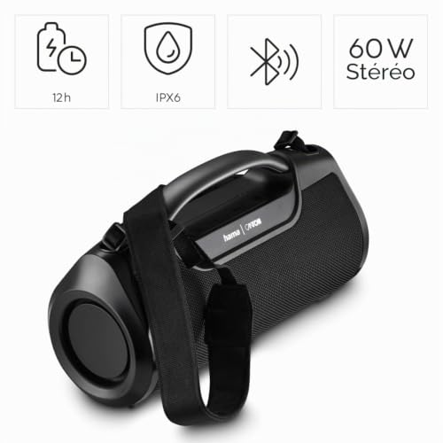 Hama Altavoces portables stéréo Bluetooth 5.0 avec USB C et IPX6 - vue 3