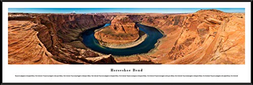 Blakeway Worldwide Panoramas Horseshoe Bend Print, 40.25 inches x 13.75