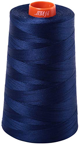 Hilo de algodón Aurifil 50wt 64452yd Azul Marino miniatura 1