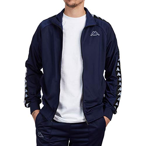 Kappa Banda Anniston Slim con banda Omini clásica chaqueta azul marino