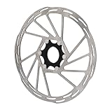 Material duradero ------ Este rotor de freno de disco para bicicleta está fabricado con acero inoxidable de primera calidad y aleación de aluminio, lo que garantiza resistencia al desgaste y un rendimiento duradero.