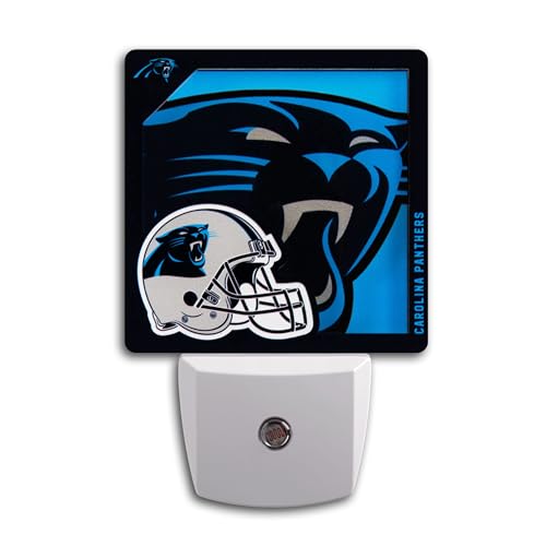 YouTheFan NFL Carolina Panthers 3D Logo Series Nite Light