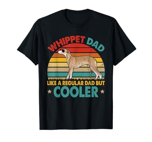 Definición retro vintage de Whippet Dad, pero más guay Camiseta