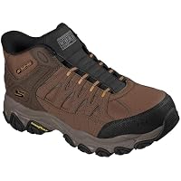 Skechers Men's After Burn M. Fit 2.0 Brimrock Steel Toe Work Boots (Bror)