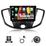 KuTaiTai Car Radio for Ford Transit 2013 2014 2015 2016 2017 2018 2019 with CarPlay Android Auto - 9' IPS Touch Screen Head Unit Stereo for Transit 2013-2019 with GPS Navi WiFi BT SWC Backup Camera