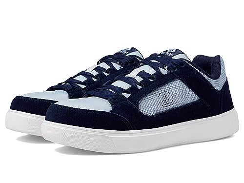 Volcom® Evolve EH Comp Toe Men Shoes – Suede and Leather Upper – Soft Insole – Memory Foam Cushioning Blue 8 W