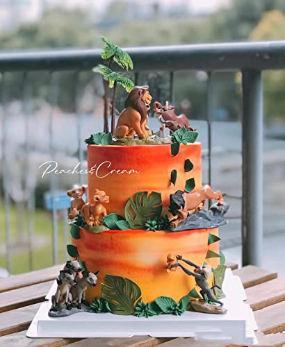 Pingpai The Lion King - Action Figures Toys , Tales Of Mufasa & Simba Perfect The Lion King , 2-4 Inches Mini Figurines Toy Set (9 Pcs) #TOP4