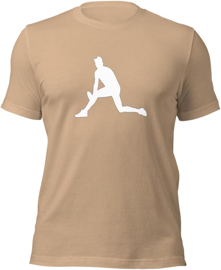 Casper Ruud Tennis White Silhouette Cotton Short Sleeve Shirt