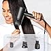 TYMO Diffuser Hair Dryer Blow Dryer - 300 Million Ionic Hairdryer with Diffuser & Comb Attachment for Curly Hair, Professional Blowdryer for Women, Cool Air Button, Small Travel Lightweight, Black