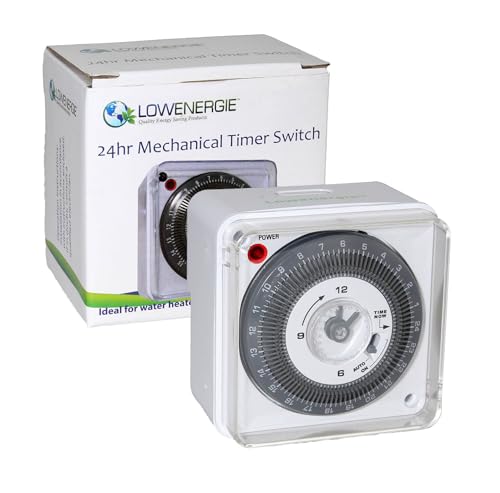 Lowenergie Immersion Heater & Lighting Timer - Mechanical 24 hour Time Switch - Image 2