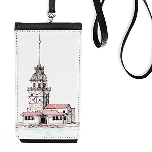 Tour à Istanbul Turquie faux smartphone en cuir suspendu sac de marque