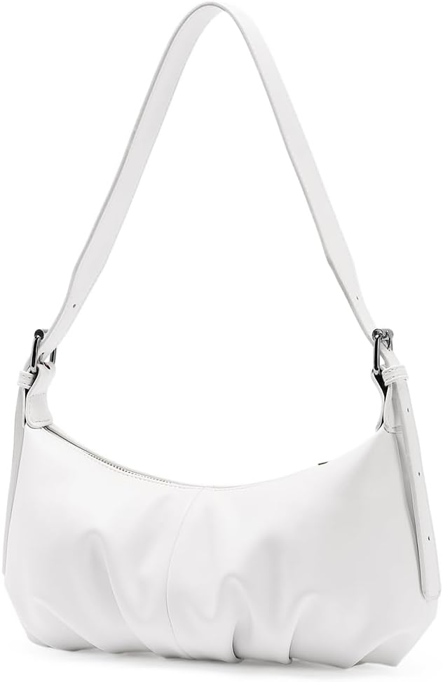 CLUCI Shoulder Bag,Purses for Women Dumpling Small Hobo Bags Vegan Leather Ladies Clutch with Adjustable Strap - Image 8