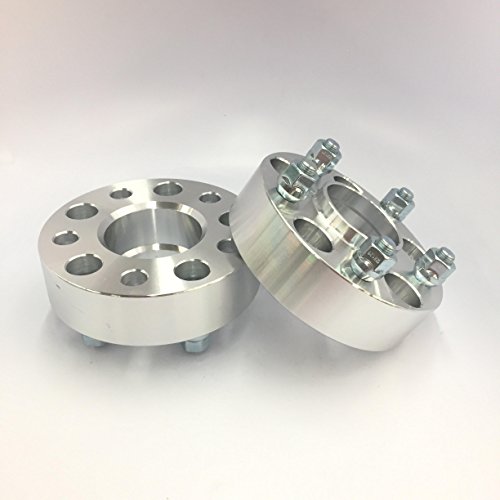 Customadeonly 2 Pieces 1.5" (38mm) Hub Centric Wheel Spacers Adapters Bolt Pattern 5x108 Thread Pitch 14x1.5 Center Bore 63.4mm