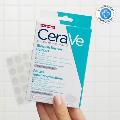 Variante de CeraVe parches para granos transparentes con niacinamida 22 uds