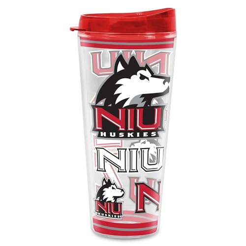 Rico Industries NCAA Northern Illinois Huskies Double Wall 20oz Tritan Tumbler