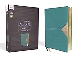 NASB, Thinline Bible, Leathersoft, Teal, Red Letter, 1995 Text, Comfort Print