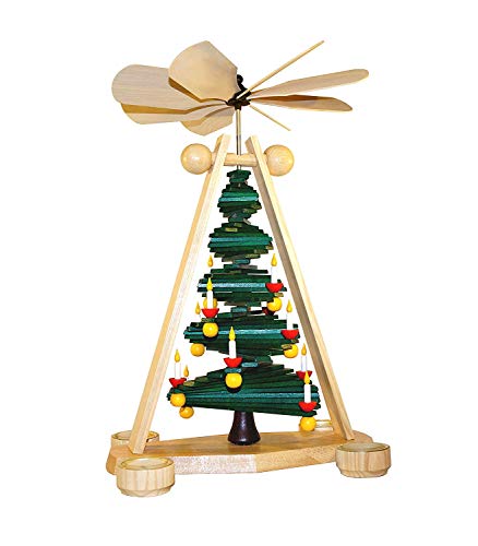 Pyramide de Bougies Stufenbaumpyramide en Bois 25x40x19cm