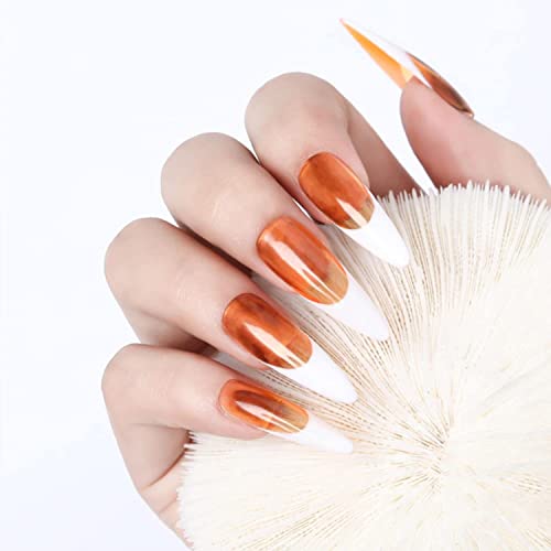 Senvenski Jelly Crystal Gel Nail Polish Translucent Sheer Clear Tortoise Shell Nails Red Coral Orange Grey Amber Brown Gift Uv Led Art Varnish Kit (Bt6-002) #TOP5