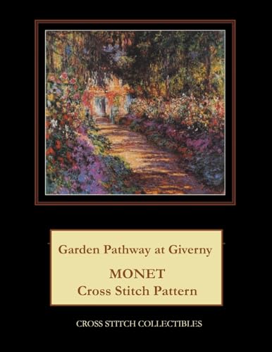 Garden Pathway at Giverny: Monet cross stitch pattern