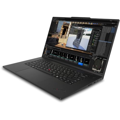 Image of Lenovo ThinkPad P1 Gen 7 AI Laptop, Intel Ultra 9 185H vPro, NVIDIA RTX 3000 Ada, 64GB RAM, 4TB SSD, 16 inch 4K OLED (3840 x 2400) IPS, Anti-Glare,Touchscreen, 5MP RGB+IR Camera, Wi-Fi 7, Win 11 Pro