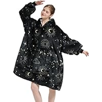 VERTAST - Sudadera con capucha y manta de gran tamaño para