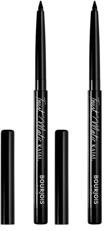 Bourjois - Crayon Twist Matic Kajal - 01 Char’Kohl (Lot de 2)
