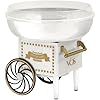 Amazon.com: Cotton Candy Machine Kit - White Retro Cotton Candy Maker ...