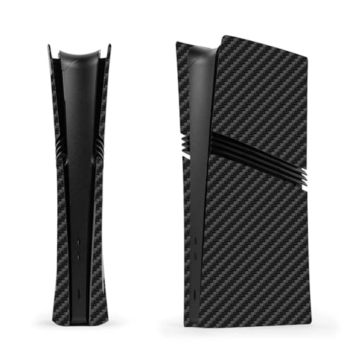 IFEEHE Carbon Faceplates for PS5 PRO Console, Shell Panels PS5 PRO Accessories Replacement Faceplate Carbon Fiber Pattern (Digital Version)