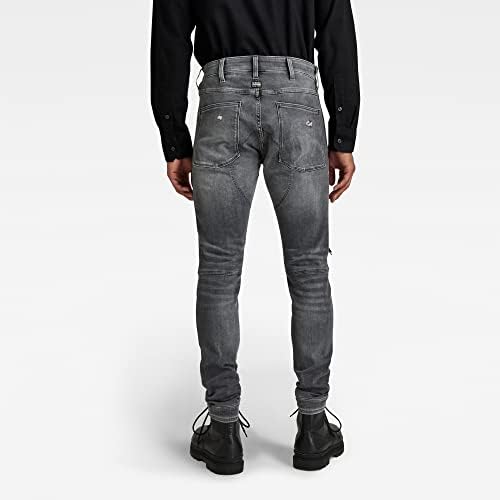 G-Star Raw - Mens 5620 3D Zip Knee Skinny Jeans, Vintage Ripped
