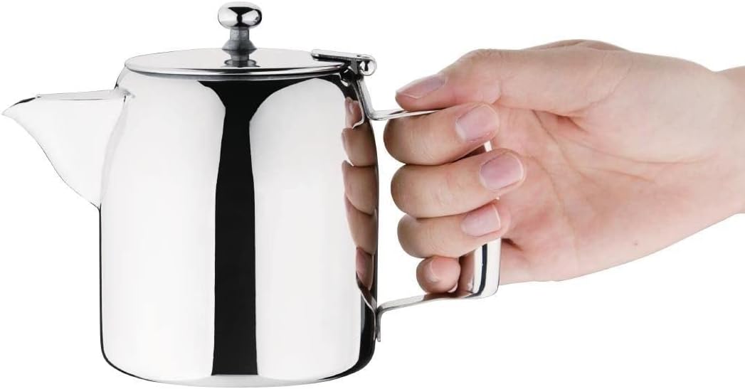 Olympia Cosmos Tea Pot Stainless Steel 20Oz Infuser Innovative - New Features