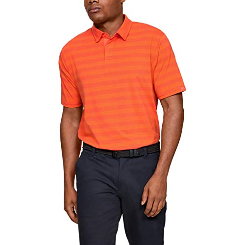 Polo Under Armour élégant à rayures pour le golf et le quotidien