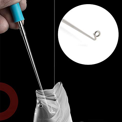 Skystuff 1 Pack Curved Fishing Forcep (7in) 1Pcs Fishing Hook Remover Fishing Bait Tool for Unhooking Fish, Removing Carp Pike, Suitable for Various Situations - Image 4